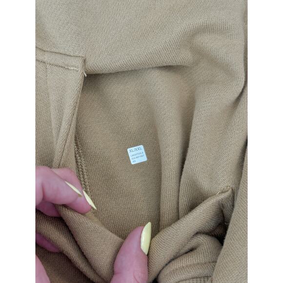 Lululemon tan scuba 1/2 zip hoodie - size XL/XXL - Picture 4 of 5